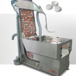 Gravitational orientating system for capsules