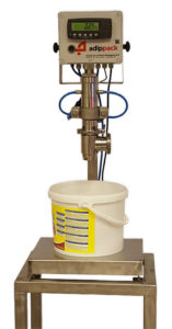 vulmachine vloeistoffen, gravimetisch afvullen, op gewicht