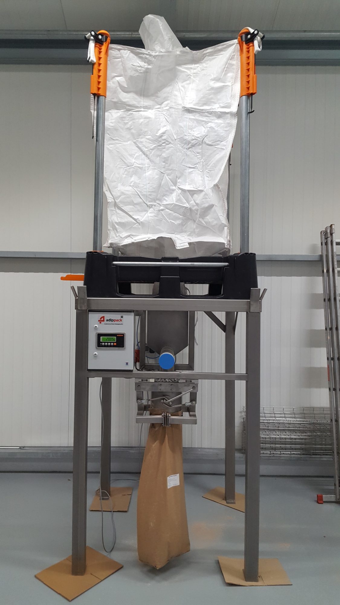 ompakken, doseerinstallatie, afzakinstallatie