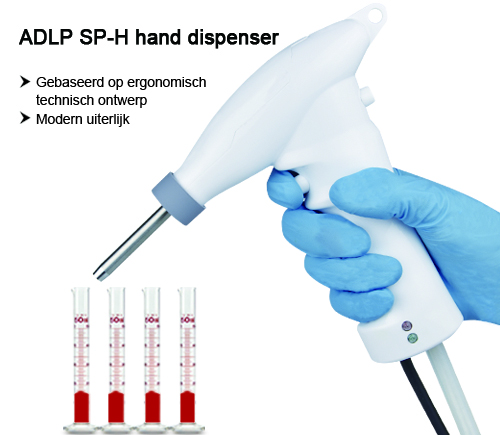 hand dispenser, handdispenser, slangenpomp, afvullen vloeistoffen, vloeistofafvulmachine, afvulmachine, vulmachine